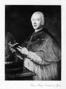 Henry Benedict Stuart als Kardinal Herzog von York, 1907 von Unbekannt