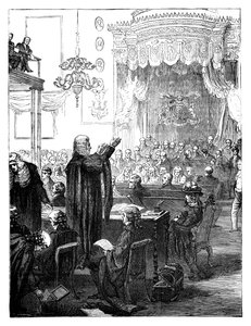 Henry Broughams Verteidigungsrede während des Prozesses gegen Königin Caroline, 1820 um 1895