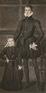 Henry Lord Darnley und sein Bruder Charles, 16. Jahrhundert von Unbekannt