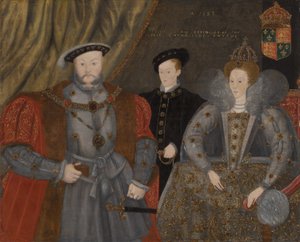 Heinrich VIII., Elisabeth I. und Eduard VI., 1597