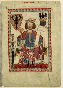 Heinrich VI 1165-1197, Heiliger Römischer Kaiser aus dem Codex Manesse