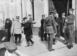 Herbert Asquith an der Front, Erster Weltkrieg, 1914-1916, ca. 1920 von Unbekannt