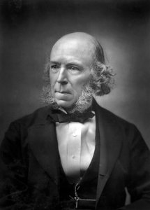 Herbert Spencer 1820-1903, spätes 19. Jahrhundert