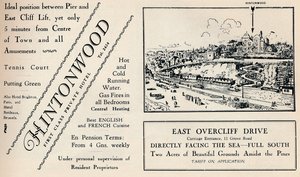 Hintonwood - Erstklassiges Privathotel, 1929 von Unbekannt