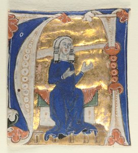 Historiierte Initiale A aus einer Bibel, 13. Jahrhundert von Unbekannt
