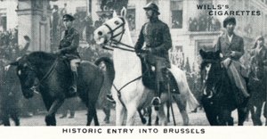 Historischer Einzug in Brüssel, 1918, 1937 von Unbekannt