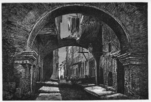 Geschichte des antiken Rom. Rom-Stiche von 1872 von Unbekannt