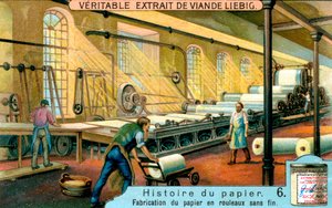 Geschichte des Papiers: 6, um 1900