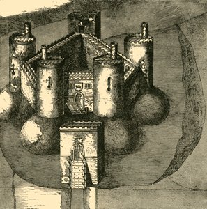 Holt Castle, im Jahr 1610, 1898