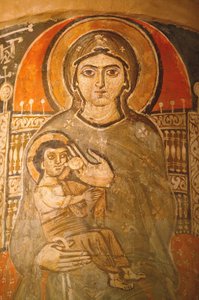 Kloster der Heiligen Jungfrau und des Heiligen Johannes: Fresko Maria stillt Jesus
