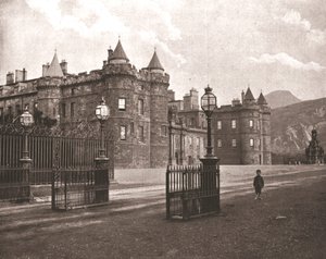 Holyroodhouse, Edinburgh, Schottland, 1894