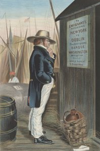Heimwärts New York, ca. 1860 von Unbekannt