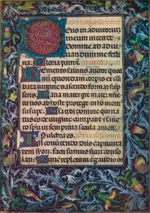 Horae Beatae Virginis Mariae, fünfzehntes Jahrhundert, 1903