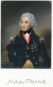 Horatio Nelson, 1. Viscount Nelson, englischer Marinekommandant von Unbekannt