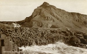Horizontale Säulen, Giants Causeway, spätes 19. - frühes 20. Jahrhundert von Unbekannt