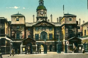 Horse Guards, Whitehall, London, um 1910