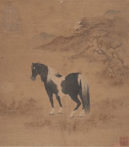Pferd und Landschaft von Unbekannt