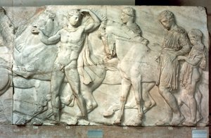 Reiter vom Parthenon-Fries, 438-432 v. Chr. von Unbekannt