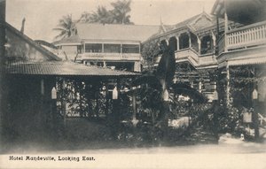 Hotel Mandeville, Blick nach Osten, Jamaika, ca. 1913 von Unbekannt