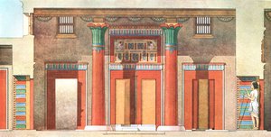Haus des Generals Ramose in Tell el-Amarna, Ägypten, 1928