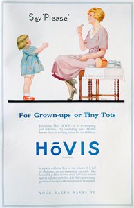 Hovis Brotwerbung, 1921 von Unbekannt