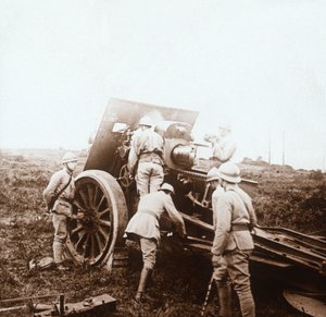 Haubitzenbatterie, ca. 1914-1918