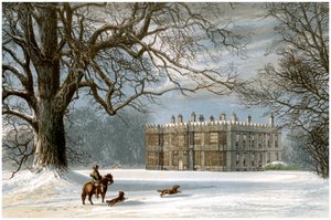 Howsham Hall, Yorkshire, Heim der Familie Cholmley, um 1880 von Unbekannt