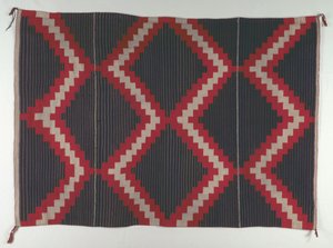 Hubbell Revival-Teppich mit Moki Moqui Streifen, um 1890-1910 von Unbekannt