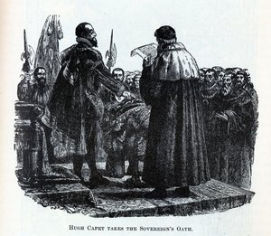 Hugh Capet leistet den Eid der Souveräne, 1882 von Unbekannt