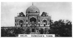 Humayuns Grab, Delhi, Indien, um 1925
