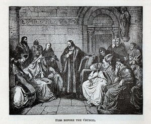 Huss vor dem Rat, 1882
