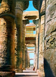 Hypostylhalle, Karnak-Tempelkomplex, Luxor, Ägypten