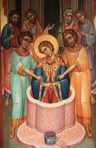 Ikone in der orthodoxen Kirche Saint Dimitrios von Unbekannt
