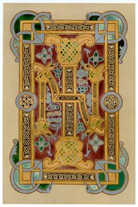 Illuminierte Initialen I und N