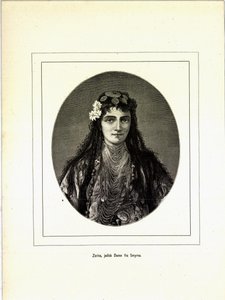 Illustration aus dem Buch Brogede rejsebilleder von Jerichau-Baumann, Elisabeth und veröffentlicht von Forlagsbureauet (Kopenhagen, 1881) von Unbekannt