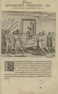 Illustration aus dem Buch India Orientalis von unbekanntem Autor und veröffentlicht von Excudebat Matthaeus Beckerus von Unbekannt