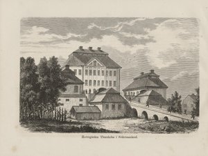 Illustration aus dem Buch Nordiska taflor von unbekanntem Autor und veröffentlicht von Albert Bonnier