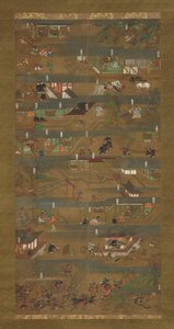 Illustrierte Biografie von Prinz Shotoku Shotoku Taishi e-den, 14. Jahrhundert von Unbekannt
