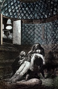 Illustration aus De la Terre à la Lune von Jules Verne, 1865