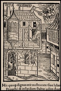 Illustration zum Buch Narrenschiff von Sebastian Brant, 1497