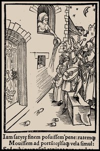 Illustration zum Buch Narrenschiff von Sebastian Brant, 1497