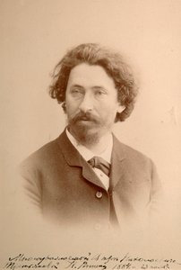 Ilya Repin, russischer Künstler, 1884 von Unbekannt