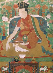 Bilddetail (Der neunte Karmapa, Wangchug Dorje) von Unbekannt