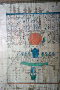 Bild des ägyptischen Schöpfungsmythos aus dem Papyrus von Anhai von Unbekannt