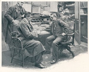 Im Büro des stellvertretenden Generalkonsuls im amerikanischen Konsulat, London, um 1903