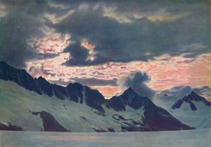 Im Kielwasser der Morgendämmerung: Grüne Nebel auf Alpenberg und Tal, ca. 1935