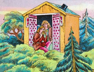 In den Baumwipfeln, ca. 1905 von Unbekannt