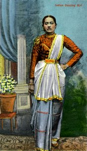 Indische Tänzerin, Indien, frühes 20. Jahrhundert