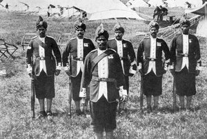 Indische Truppen an der Front, Erster Weltkrieg, 1914-1918, ca. 1920