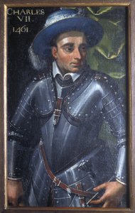 Indre & Loire Nr. 172 - Schloss Loches - Porträt von Karl VII. - 17. Jahrhundert